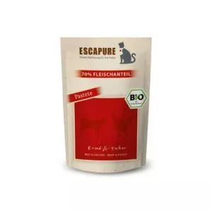 Escapure natvoer pouch BIO eend, rund & kip 100 gr