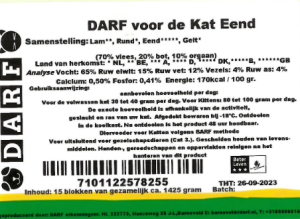 Darf voor de kat - Eend - Afbeelding 2